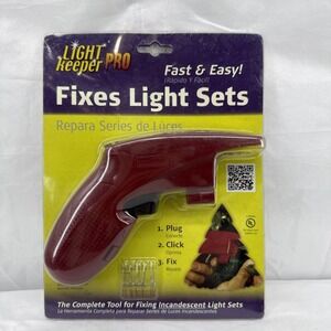 Light Keeper Pro Incandescent Light‎ Repair Tool Set Holiday Christmas Fix